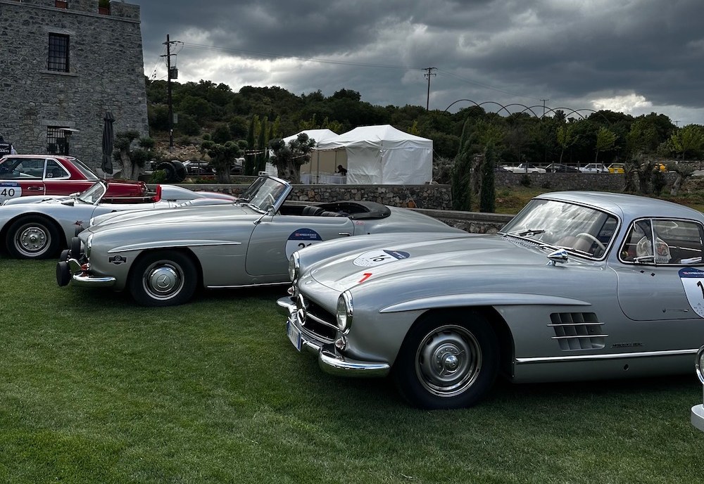 Mercedes 300 SL storiche alla 1000 Miglia Experience Greece 2026